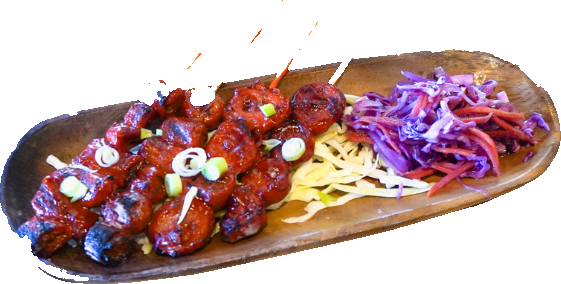 Pork Isaw skewers