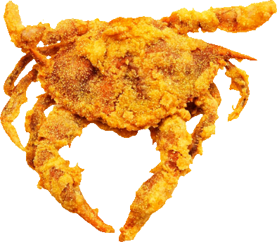 Crispy soft-shell crab